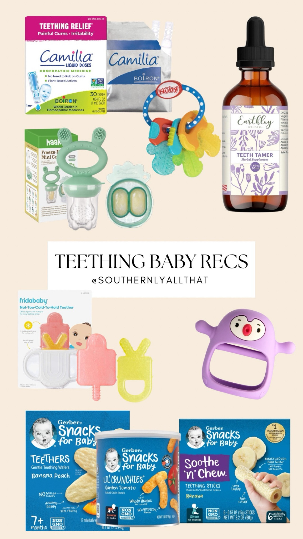 Baby teething must haves!
..


#LTKFindsUnder50 #LTKFamily #LTKBaby