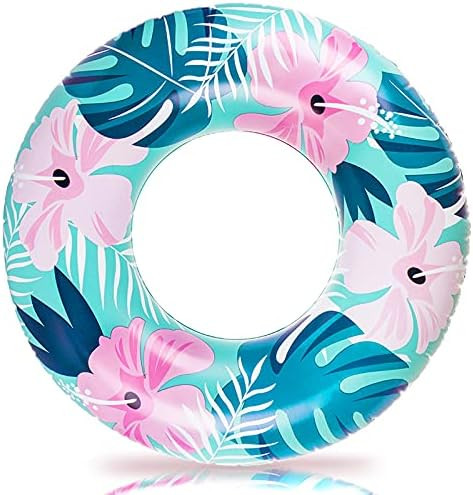 BUYMAX Inflatable Pool Floats, 35.4 inch Swimming Ring, Medium-Sized Swim Tube for Kids and Adult... | Amazon (US)