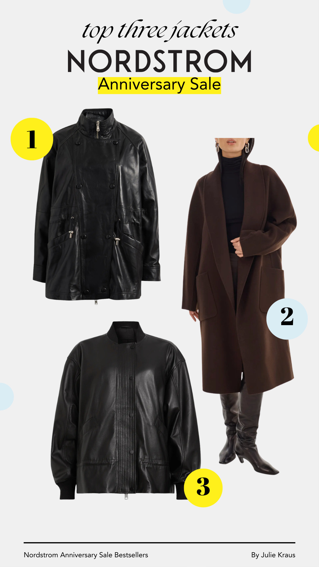 These are the jackets you all loved most during the Nordstrom Anniversary Sale. The top 3 bestsellers and it's easy to see why. Nordstrom Anniversary Sale • Bestsellers • Fall Jackets • NSale 2026 • Stylist Picks 

 #LTKSeasonal #LTKOver40 #LTKSaleAlert