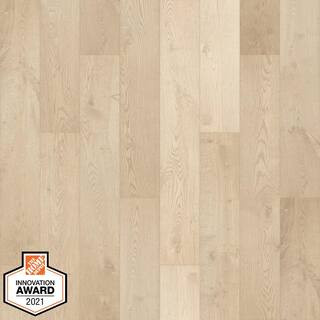 Pergo Defense+ 7.48 in. W Nantucket Buff Oak Waterproof Laminate Wood Flooring (19.63 sq. ft./cas... | The Home Depot