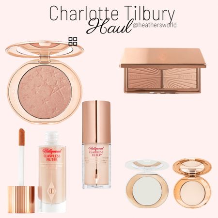 Charlotte Tilbury Haul 
Featuring the new pillow talk glow highlighter and flawless filter



#charlottetilbury #flawlessfilter #pillowtalk 

#LTKunder100 #LTKbeauty #LTKunder50