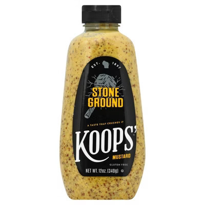 KOOPS' Mustard, Stone Ground Mustard, 12 oz, (Pack of 2) | Target