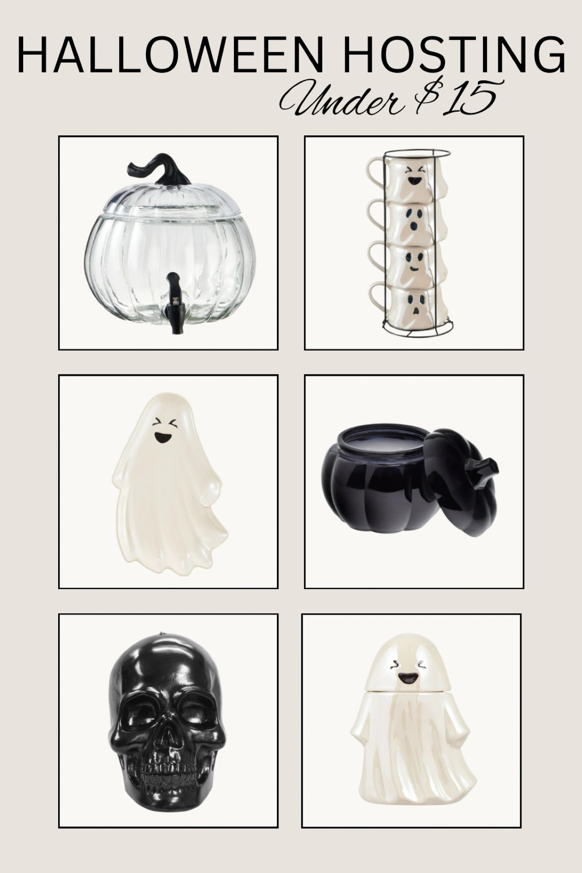 Halloween hosting finds under $15!

#halloween #halloweenhosting #halloweendecor #budgetfriendly #seasonaldecorating #ghostmugs #skullcandle

#LTKautumn #LTKcasa

#LTKSeasonal #LTKHome