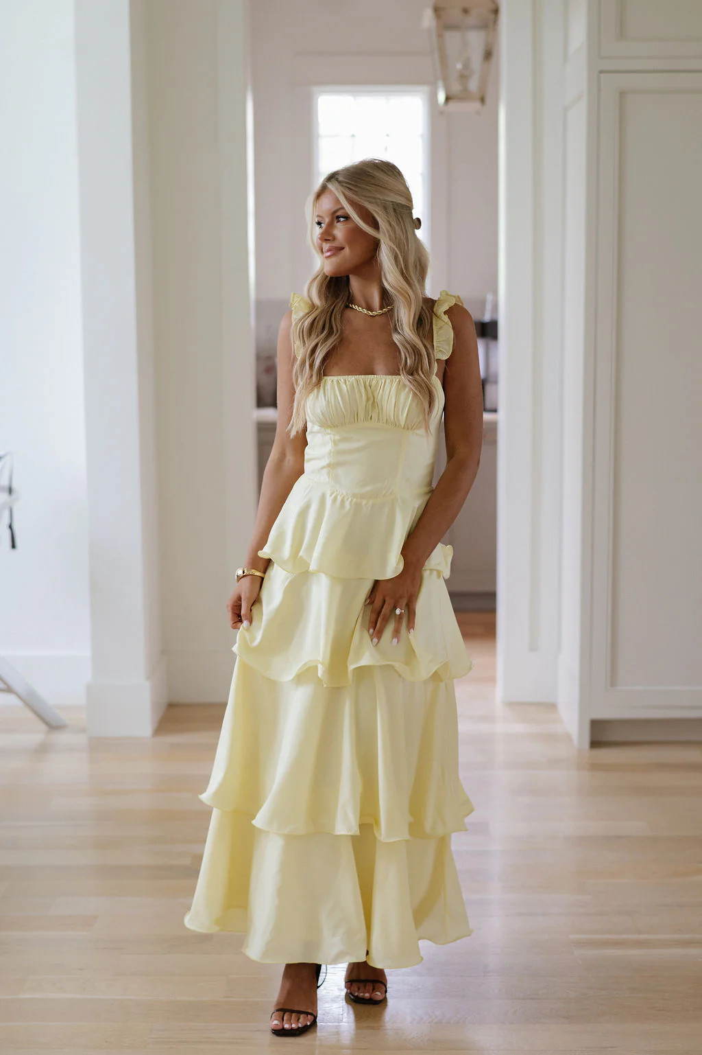 Perkins Dress-Lemon | These Three