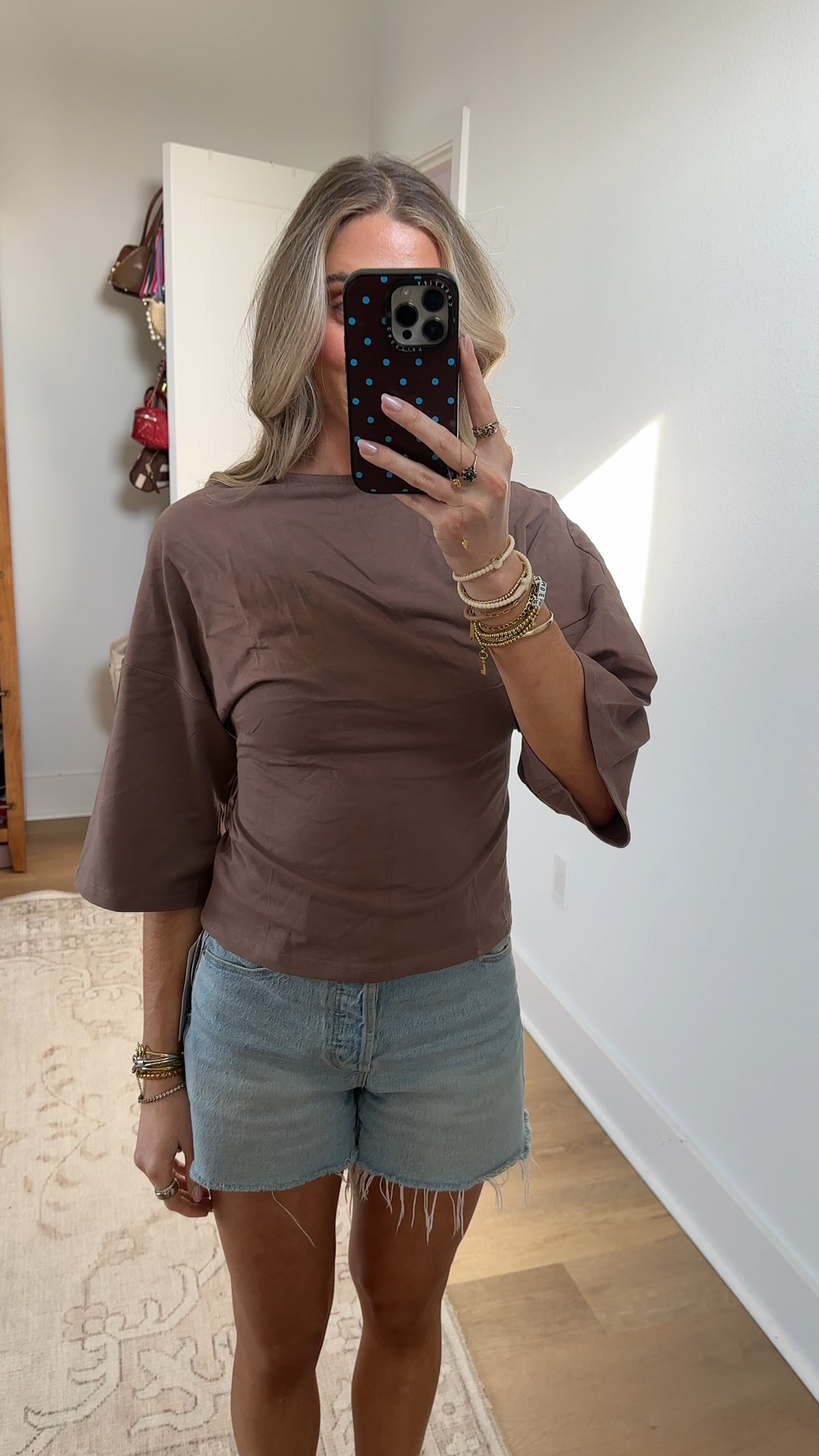 Amazon size small Backless Tops for Women Summer Casual Office 3/4 Sleeve Tie Back Blouse Soft Elegant Date Night Shirt

#LTKootd #LTKSeasonal #LTKSaleAlert