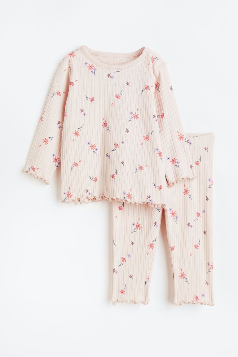 Ruffled Cotton Pajamas | H&M (US + CA)
