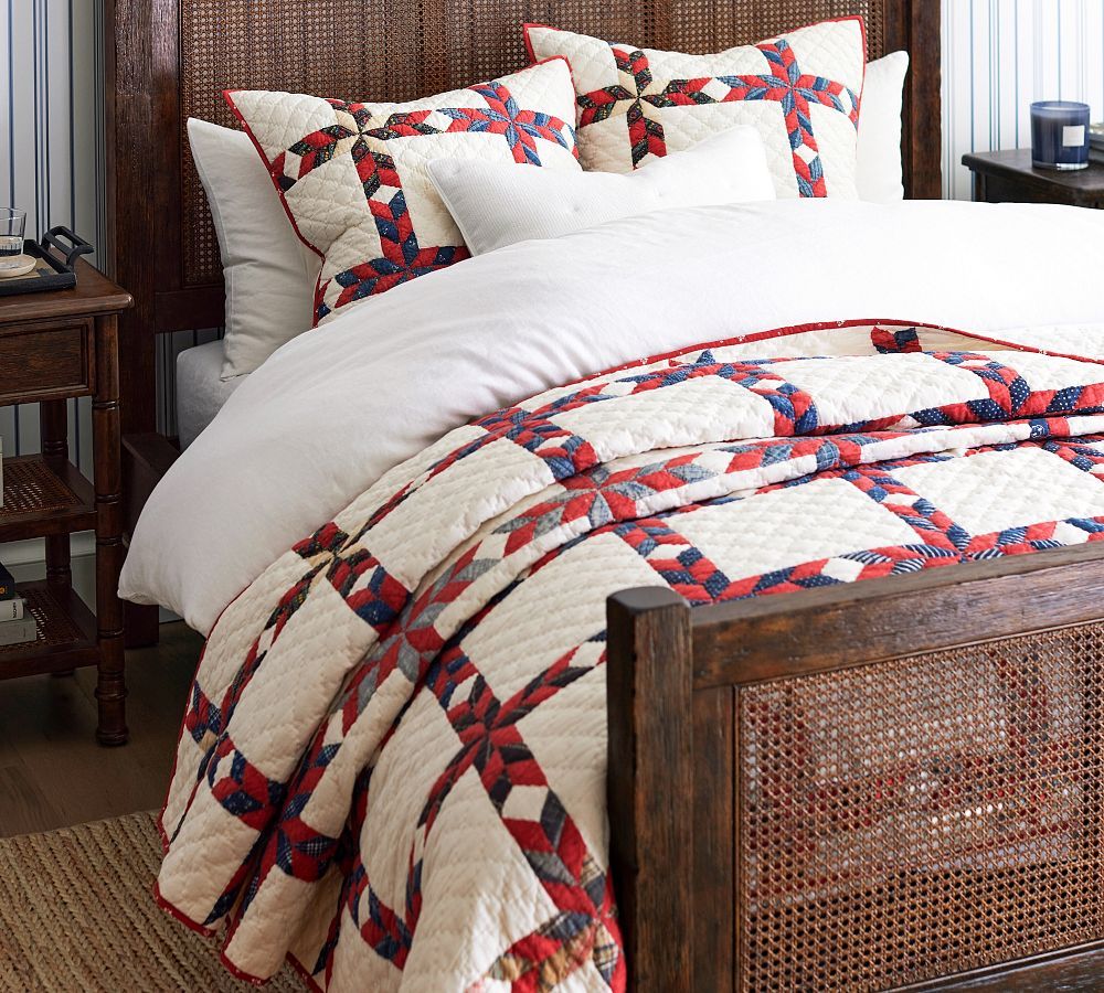 Larkin Handcrafted Quilt | Pottery Barn (US)