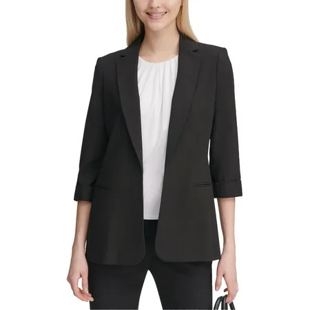 Calvin Klein Womens Suit Separate Office Wear Open-Front Blazer | Walmart (US)
