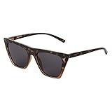 French Connection Susanna Cat Eye Sunglasses For Women, Milky Olive Tortoise, 54mm Lens Width | Amazon (US)