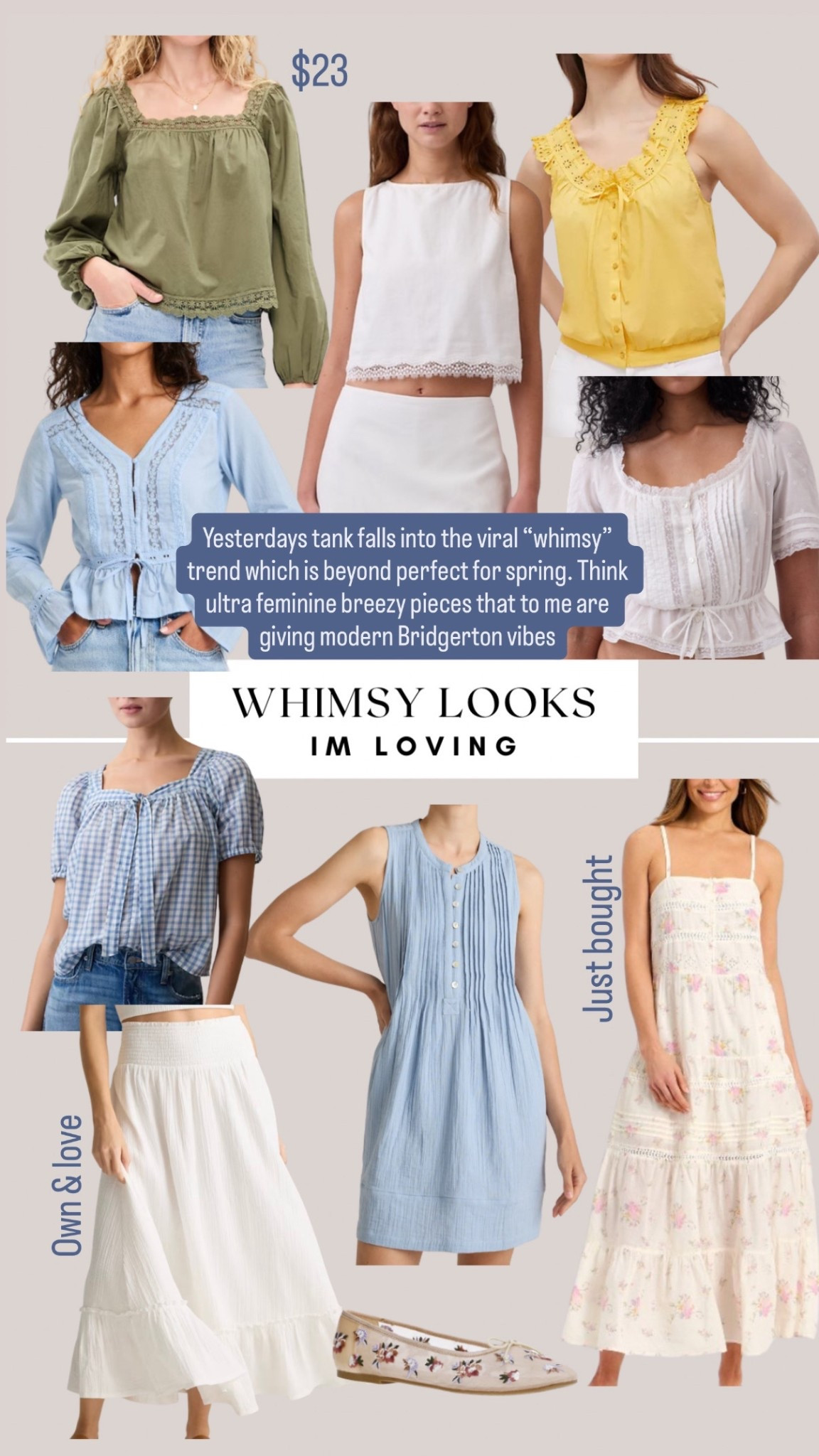 Whimsical spring fashion, cotton and linen pieces that are giving ultra feminine breezy beauty. 


#LTKPetite #LTKSaleAlert #LTKSpringSale