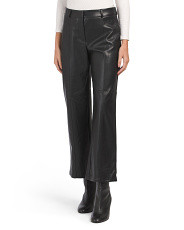 Faux Leather Cropped Trousers | Marshalls
