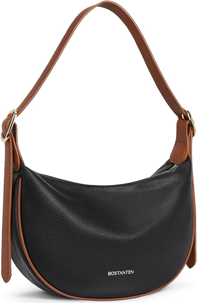 BOSTANTEN Purses for Women Small Crossbody Bags Crescent Shoulder Bag Hobo Handbag with Adjustabl... | Amazon (US)
