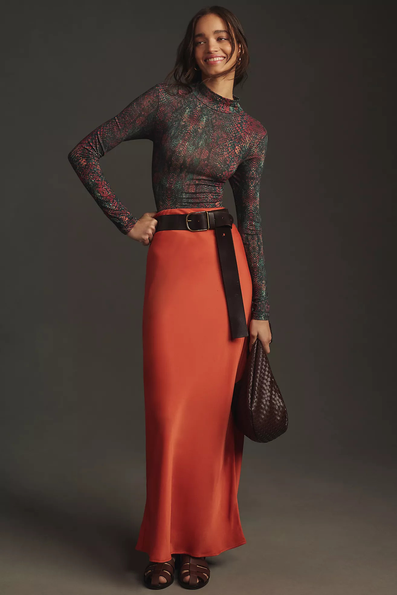 Scotch & Soda Long-Sleeve Mock-Neck Allover Printed Top | Anthropologie (US)