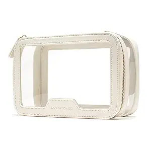 Rownyeon Clear Makeup Case Toiletry Bag Multipurpose Travel Makeup Train Case Portable Cosmetic O... | Amazon (US)