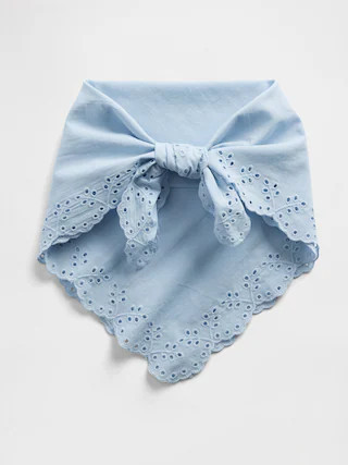 100% Cotton Eyelet Bandana Scarf | Gap (US)