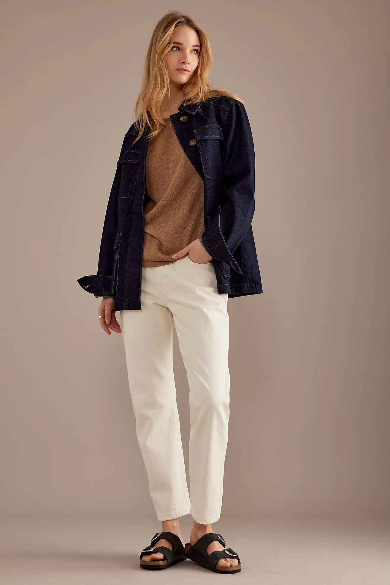 Levi's 501 Mid-Rise Cropped Jeans | Anthropologie (UK)