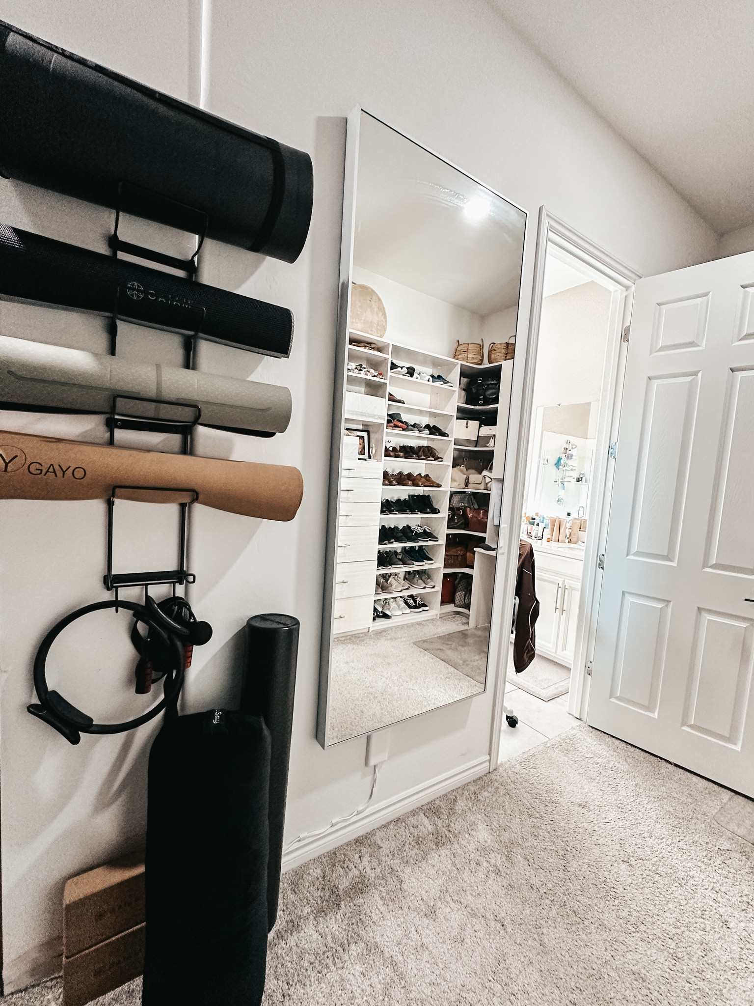 Closet yoga in full gear #LTKyoga

#LTKsalealert #LTKfitness #LTKhome