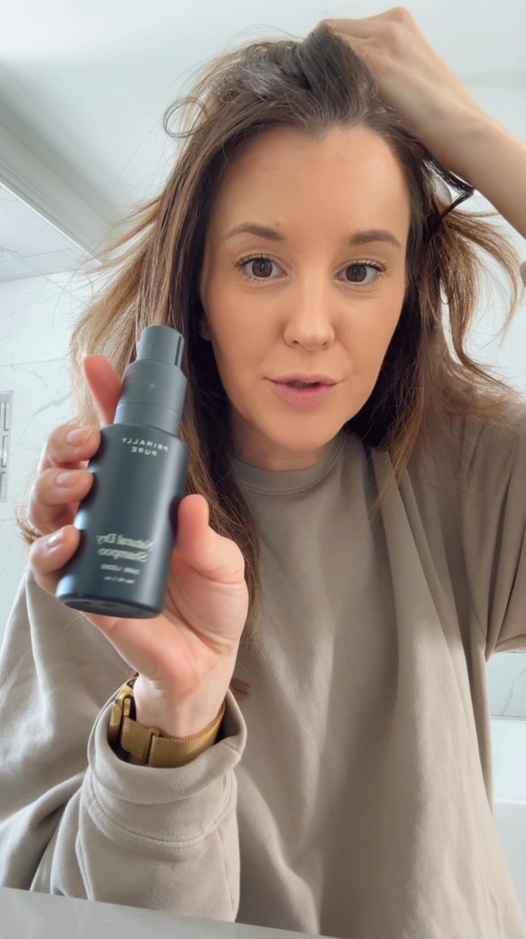 The updated dry shampoo bottle from Primally Pure is so good!! 

Non-toxic dry shampoo 
Dry shampoo 
Brunettes 
Dry shampoo for brunettes 
Dry shampoo for blondes 

#LTKFindsUnder50 #LTKWatchNow #LTKBeauty