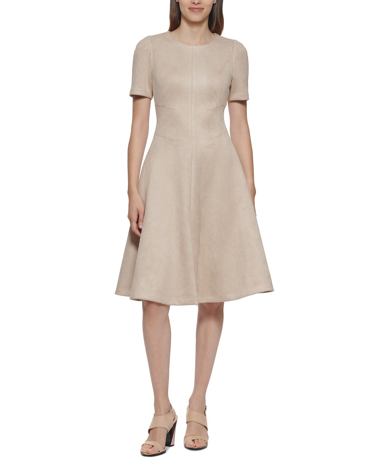 Calvin Klein A-Line Dress & Reviews - Dresses - Women - Macy's | Macys (US)