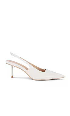 FEMME LA x REVOLVE G55 Kitten Heel in White from Revolve.com | Revolve Clothing (Global)
