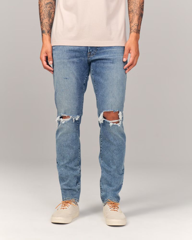 Men's Athletic Slim Jeans | Men's Bottoms | Abercrombie.com | Abercrombie & Fitch (US)
