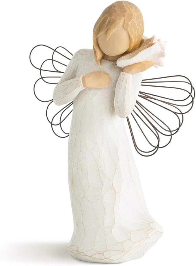 Willow Tree Thinking of You Angel, Sculpted Hand-Painted Figure | Amazon (US)