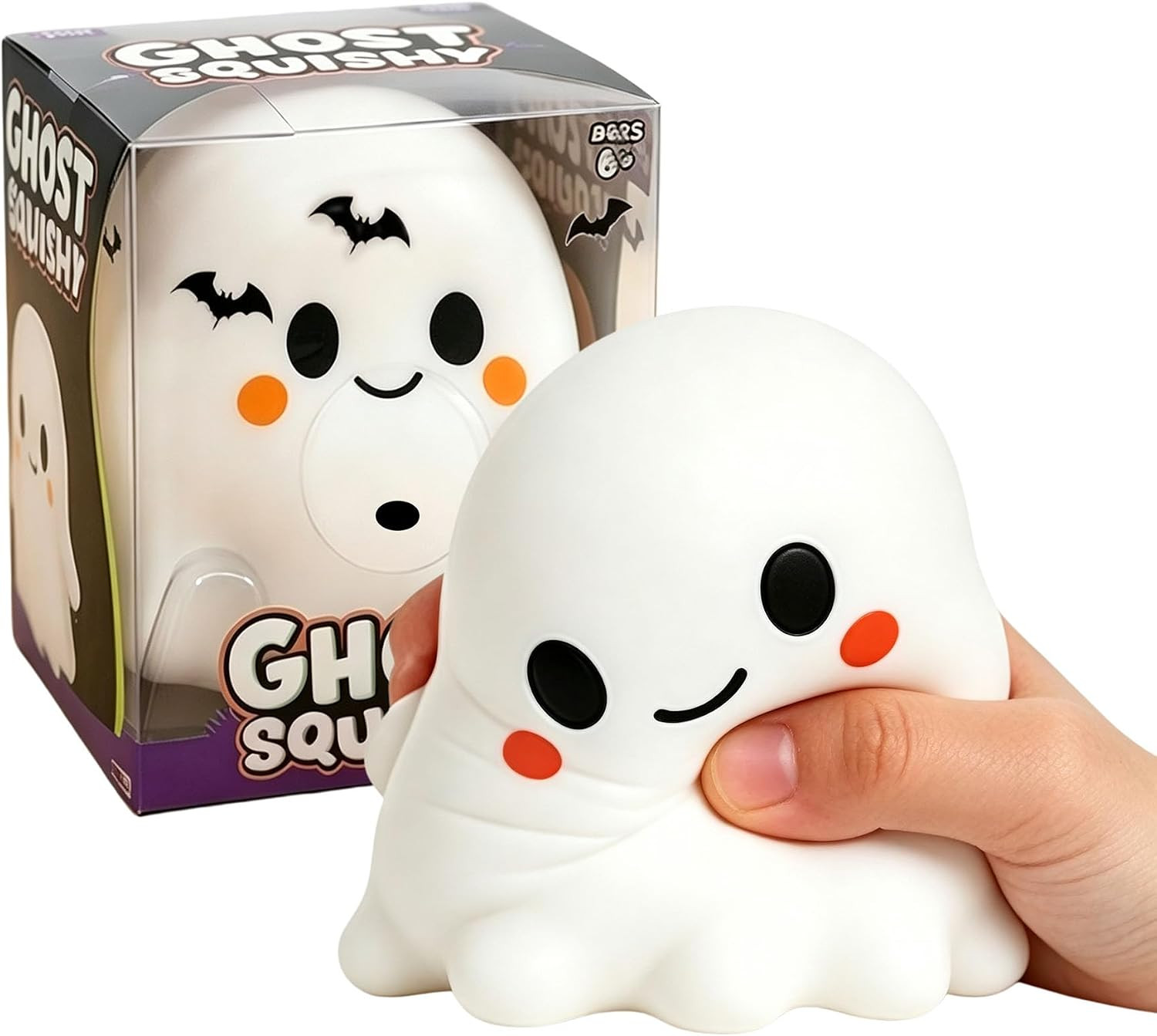 Giant Ghost Squishy Toy - Cute Halloween Squishies Slow Rising Stress Relief Fidget Toys Gifts for Kids Adults | Amazon (US)