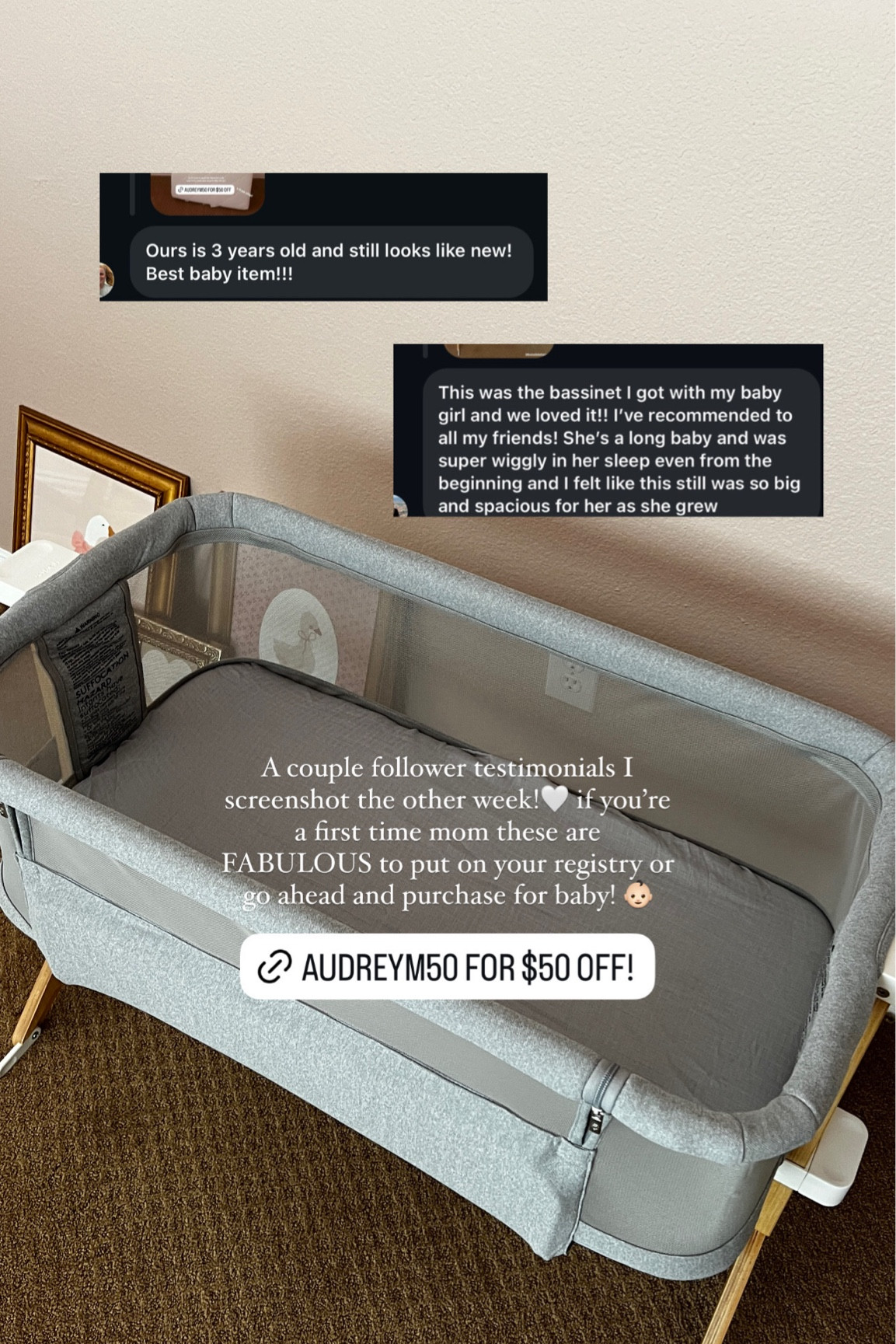 The best bassinet! Get $50 off the Newton Bassinet with code AUDREYM50 🤍

Nursery, baby girl nursery



#LTKBaby #LTKHome