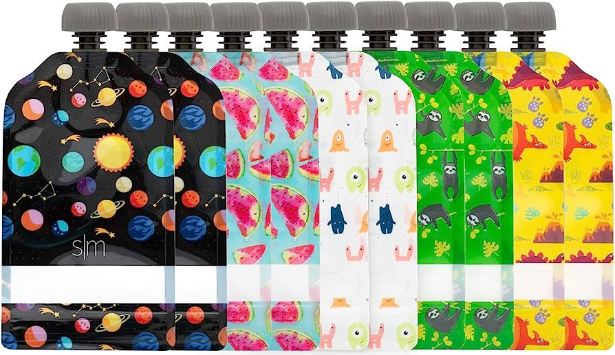 Simple Modern Reusable Baby Food Pouches for Toddlers | BPA Free Plastic refillable freezer safe ... | Amazon (US)