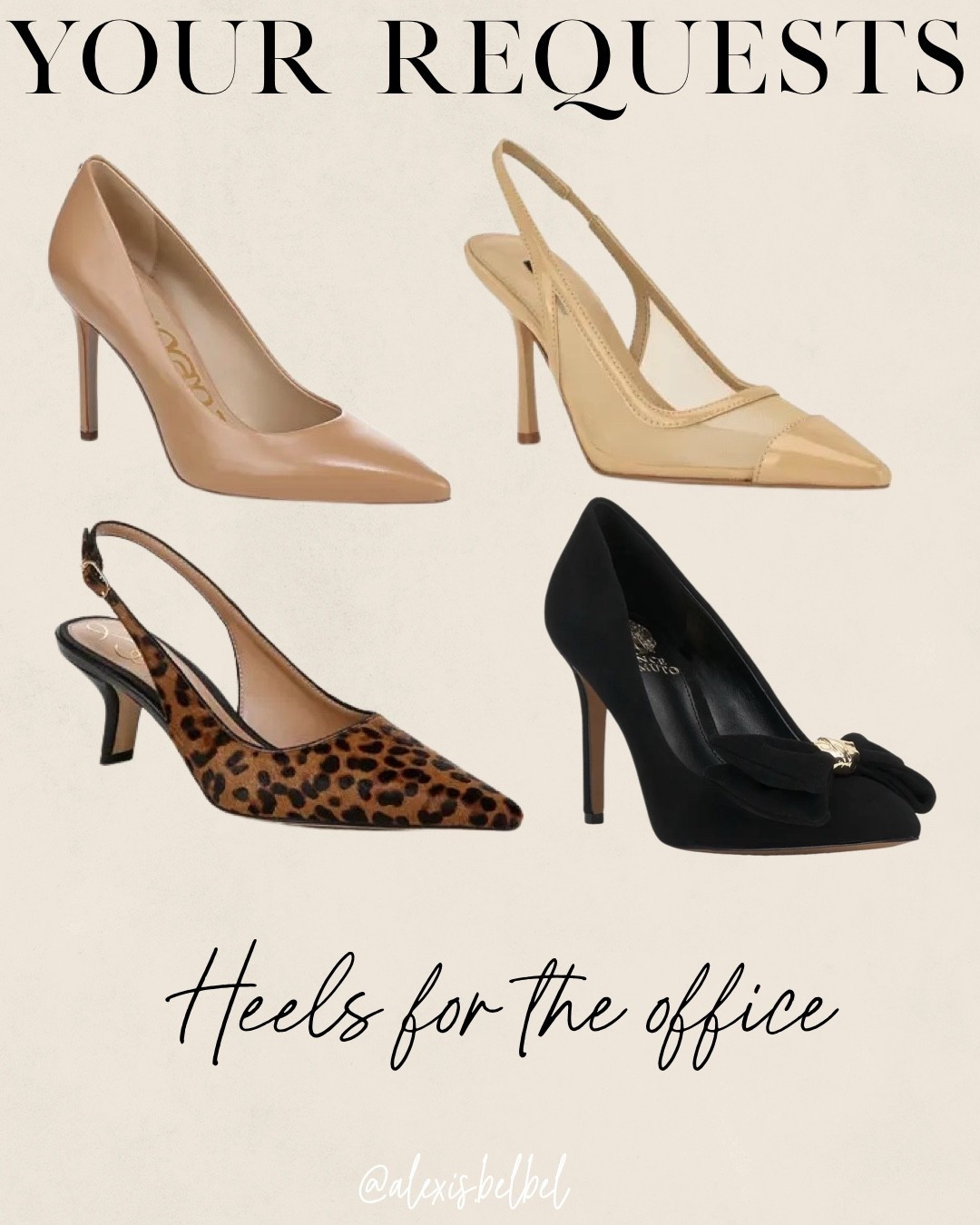 Cute heels or pumps for the office 

#LTKWorkwear