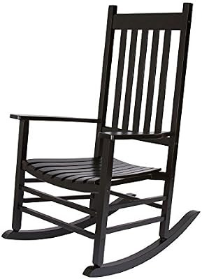 Shine Company 4332BK Vermont Rocking Chair, Black | Amazon (US)