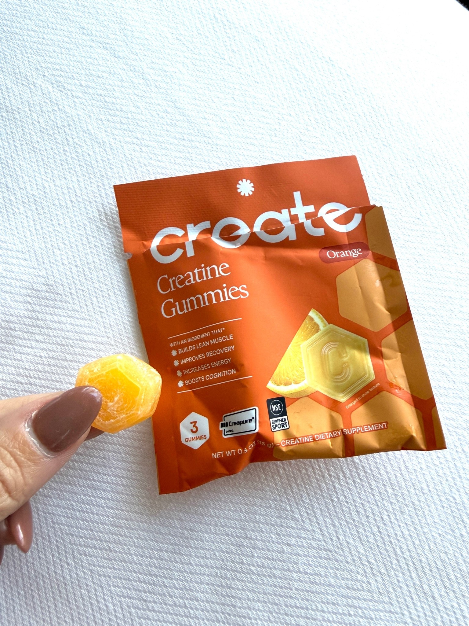 Love these individually packaged  creatine gummies for when I travel. 

Each packet is 4.5 grams of creatine. 

Various flavors available.

#LTKActive #LTKdayinmylife #LTKfitnessgoals