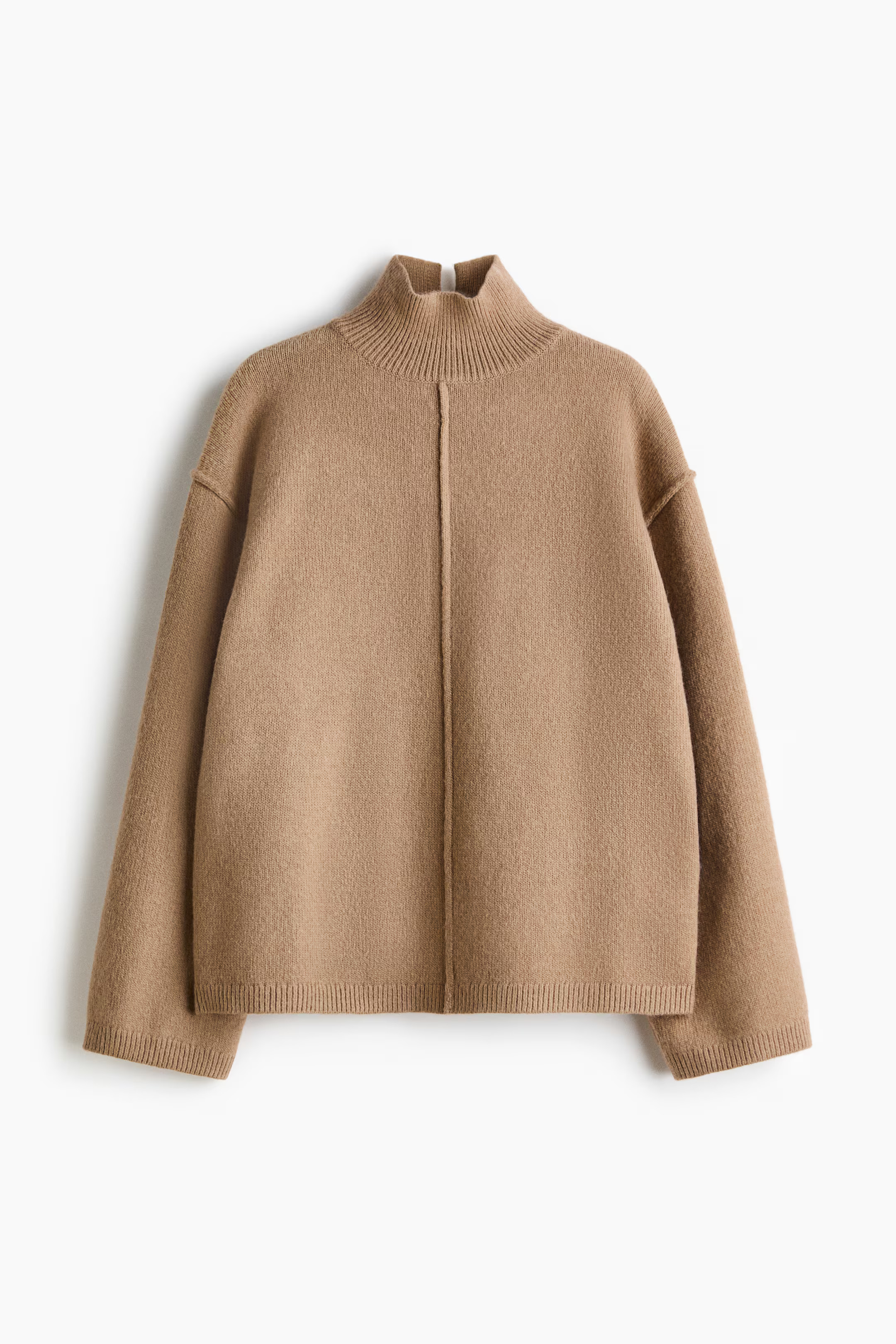 Seam-detail turtleneck jumper | H&M (UK, MY, IN, SG, PH, TW, HK)