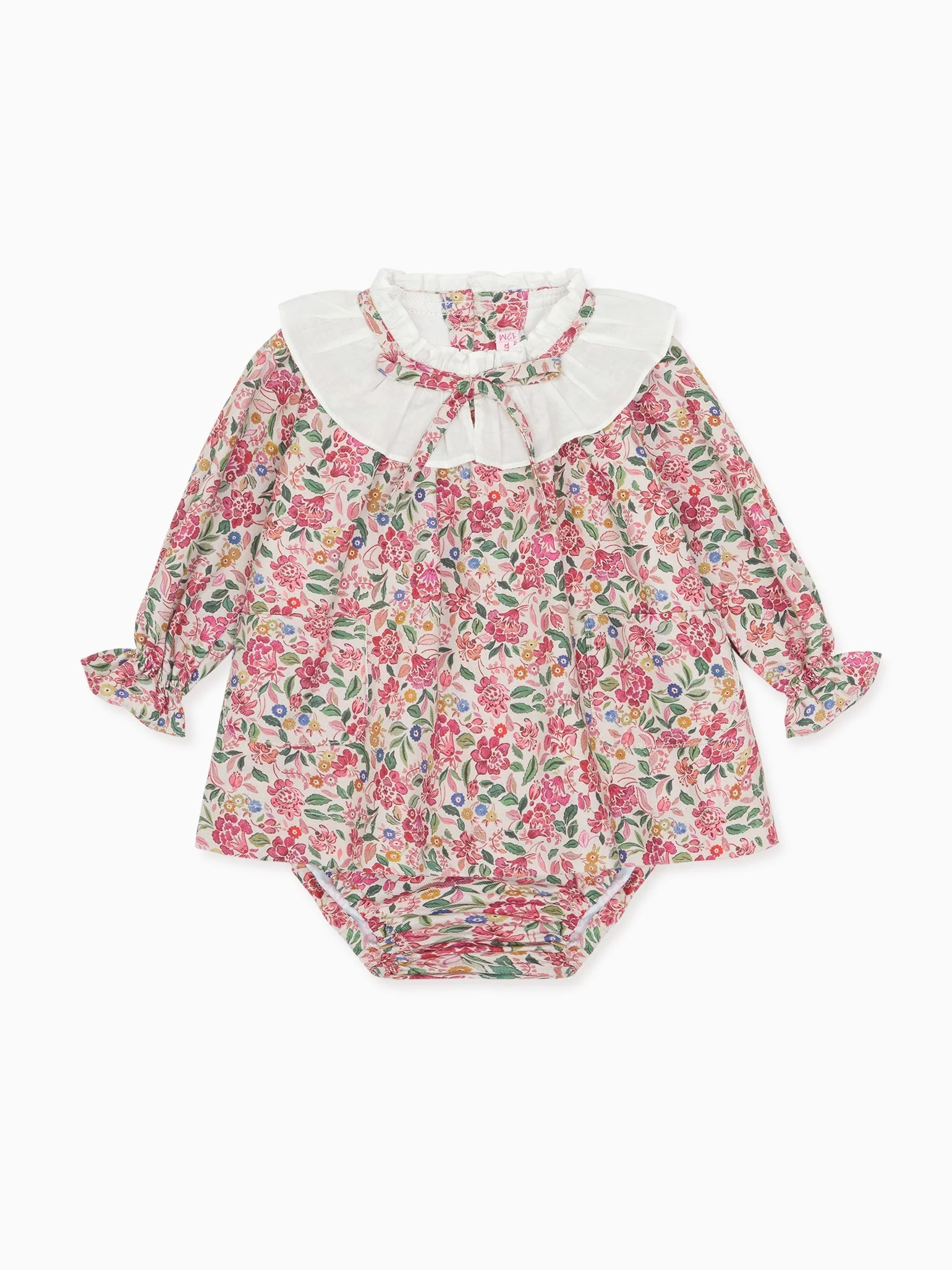 Pink Floral Odisea Baby Girl Set | La Coqueta (US)