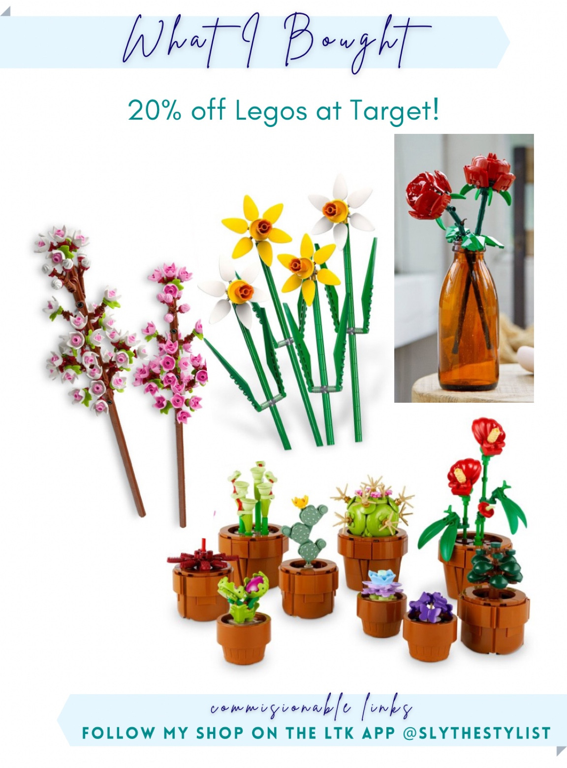 20% off select Legos at Target!

Floral legos, car legos, Marvel legos, Disney legos

#LTKkids #LTKsalealert #LTKfindsunder50
