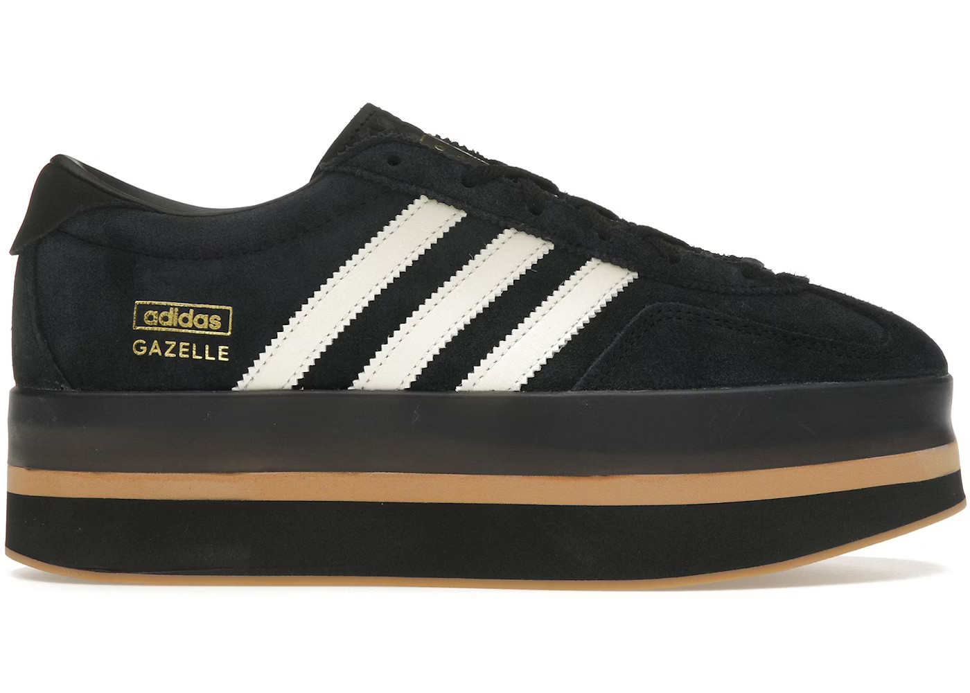 adidas Gazelle StackBlack Cream White (Women's) | StockX