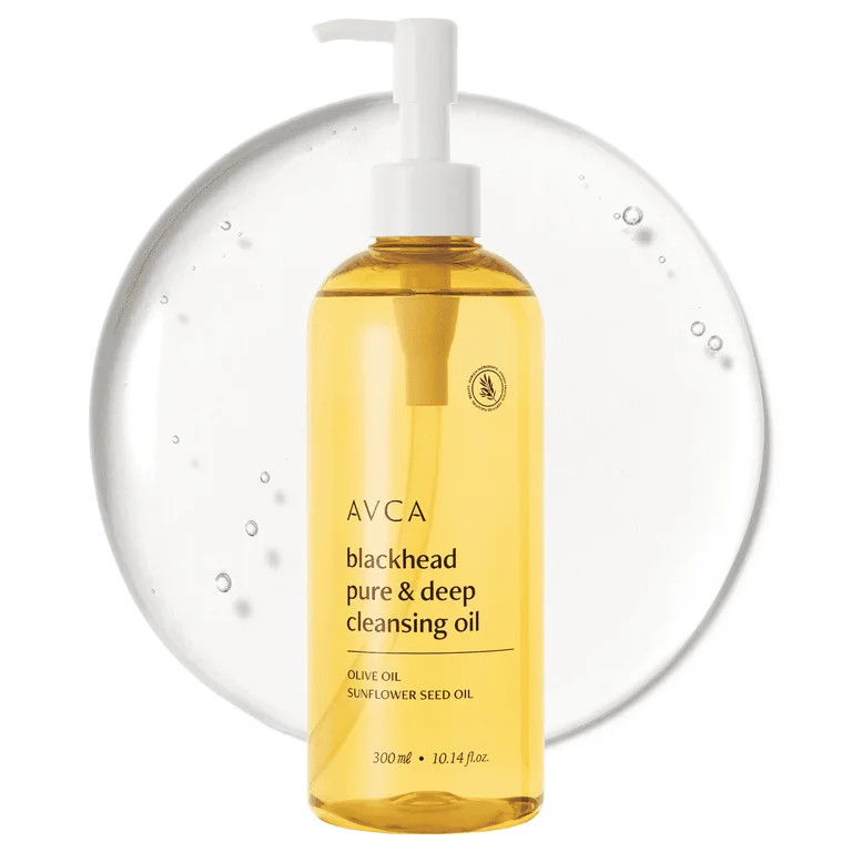 AVCA Blackhead Remover Cleansing Oil 10.14 fl.oz.(300ml) - Makeup & Blackhead Remover, PHA Gentle... | Walmart (US)