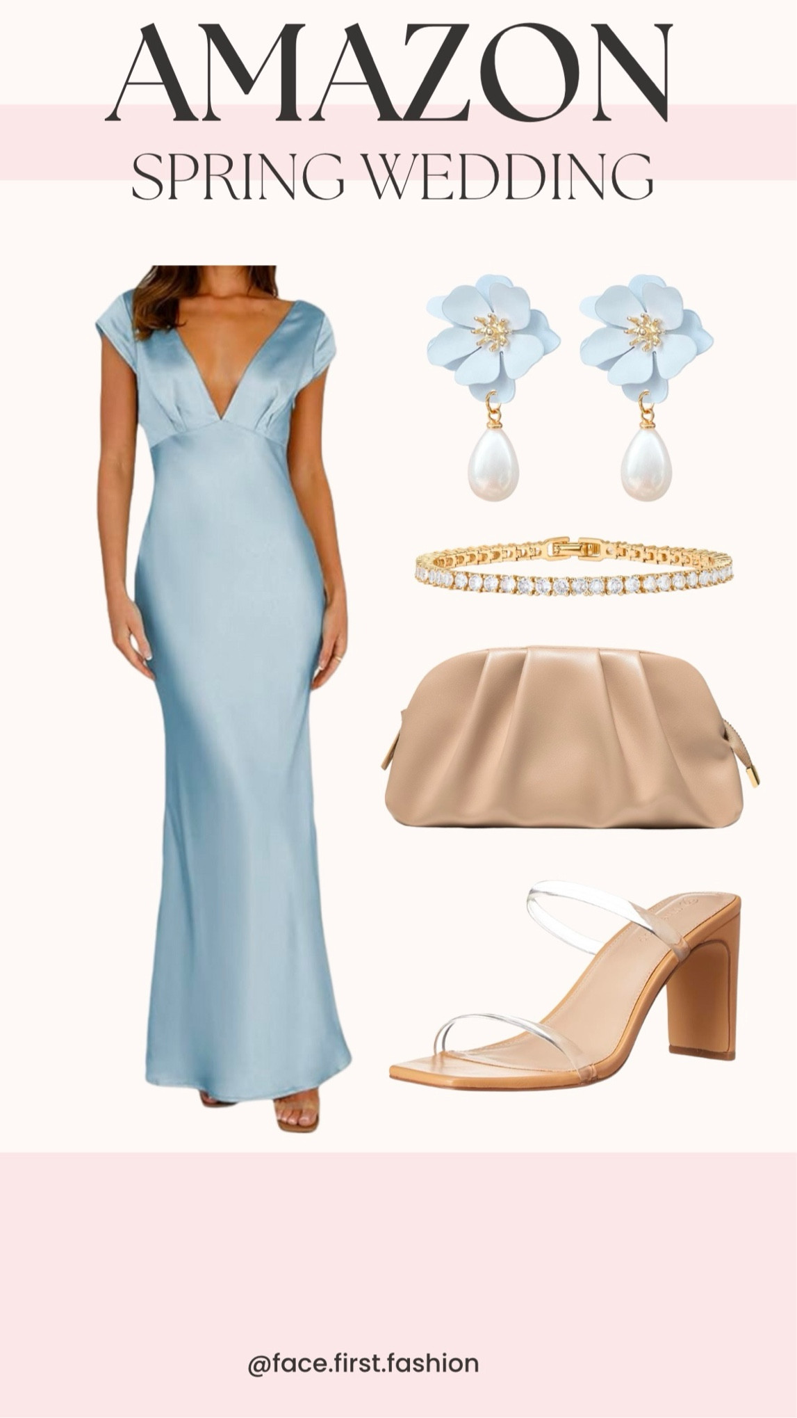 Spring wedding guest look from Amazon! Amazon fashion, Spring wedding guest dress.

#LTKWedding #LTKShoeCrush #LTKStyleTip