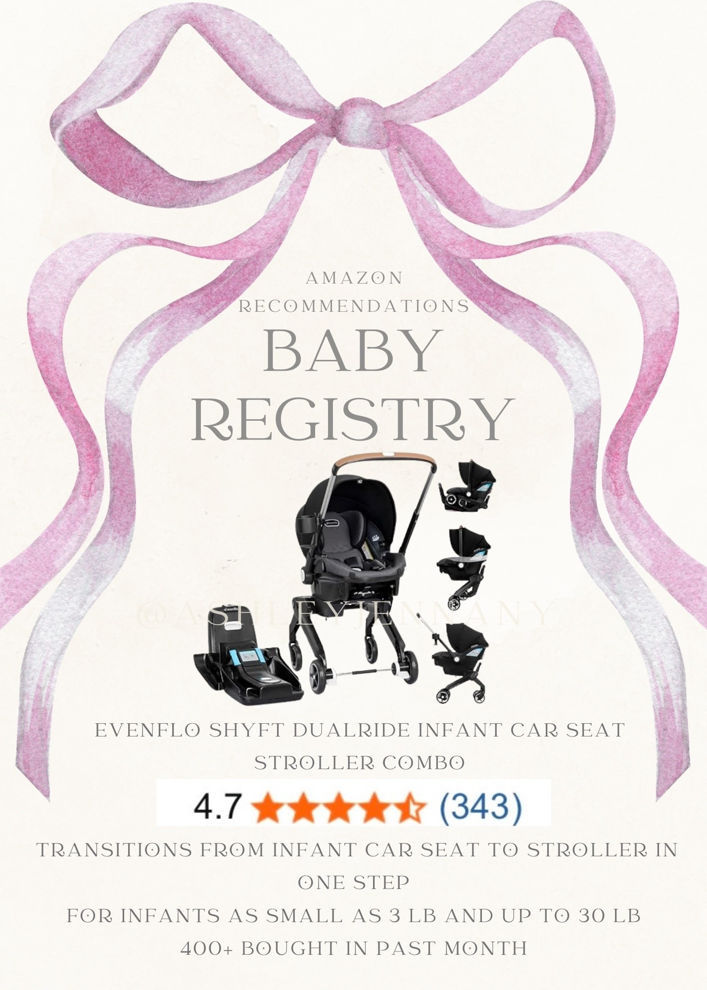 Evenflo infant car seat stroller combo

#LTKBaby #LTKBump #LTKTravel