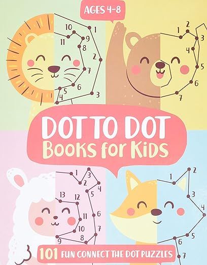 Dot To Dot Books For Kids Ages 4-8: 101 Fun Connect The Dots Books for Kids Age 3, 4, 5, 6, 7, 8 ... | Amazon (US)