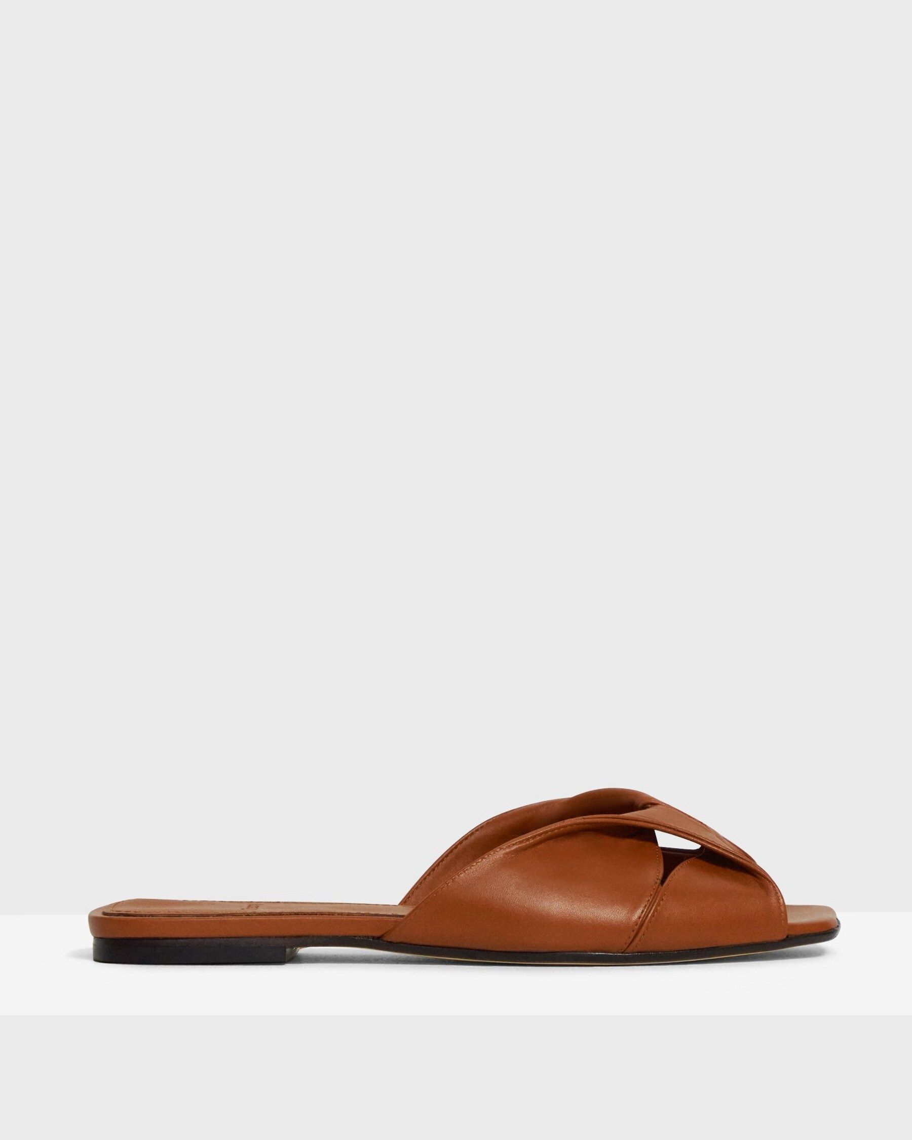 Twisted Sandal in Leather | Theory