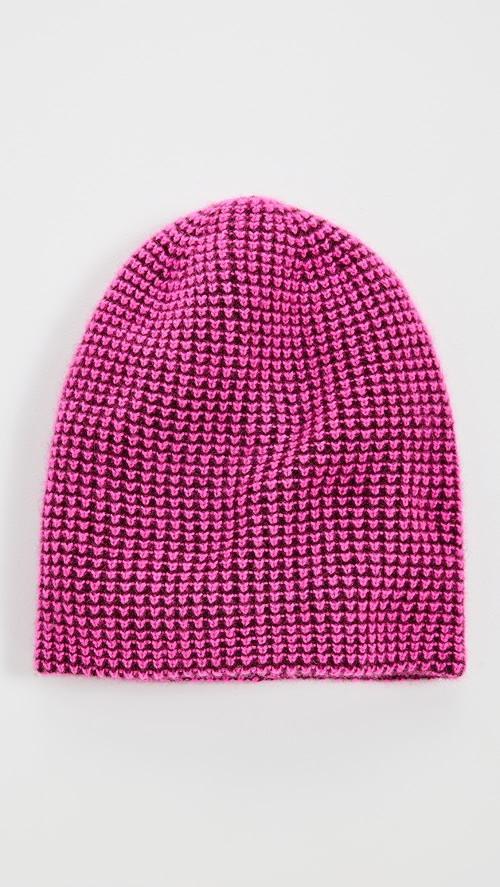 White + Warren Cashmere Two Tone Waffle Beanie | SHOPBOP | Shopbop