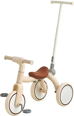 4-in-1 Toddler Tricycle with Adjustable Push Handle for 1-4 Year Old,Birthday Gift and Toy for Bo... | Amazon (US)