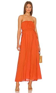 House of Harlow 1960 x REVOLVE Anneta Maxi Dress in Rust from Revolve.com | Revolve Clothing (Global)