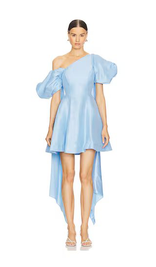 Arista Tulip Sleeve Mini Dress in Powder Blue Dress | Light Blue Dress | Revolve Clothing (Global)