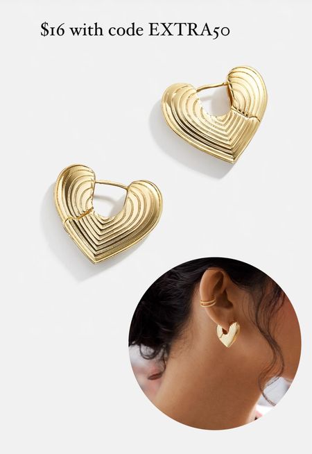 Super cute earrings for Valentine’s Day and beyond! Neutral enough to wear year round and on sale for $16 with code EXTRA50 

#LTKfindsunder50 #LTKsalealert #LTKGiftGuide