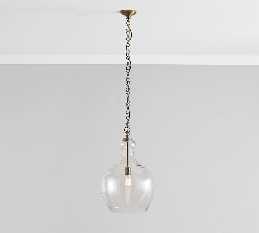 Flynn Recycled Glass Pendant | Pottery Barn (US)