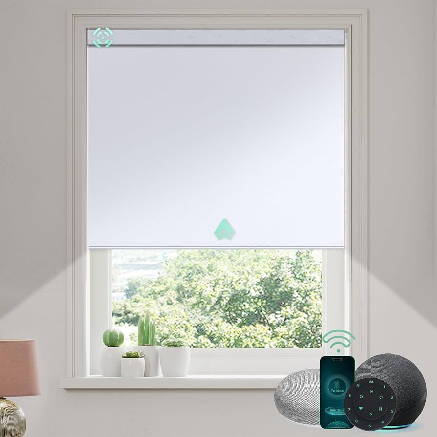 Yoolax Smart Blinds, Motorized Blackout Shades with Remote Automatic Blinds for Windows, Roller S... | Amazon (US)