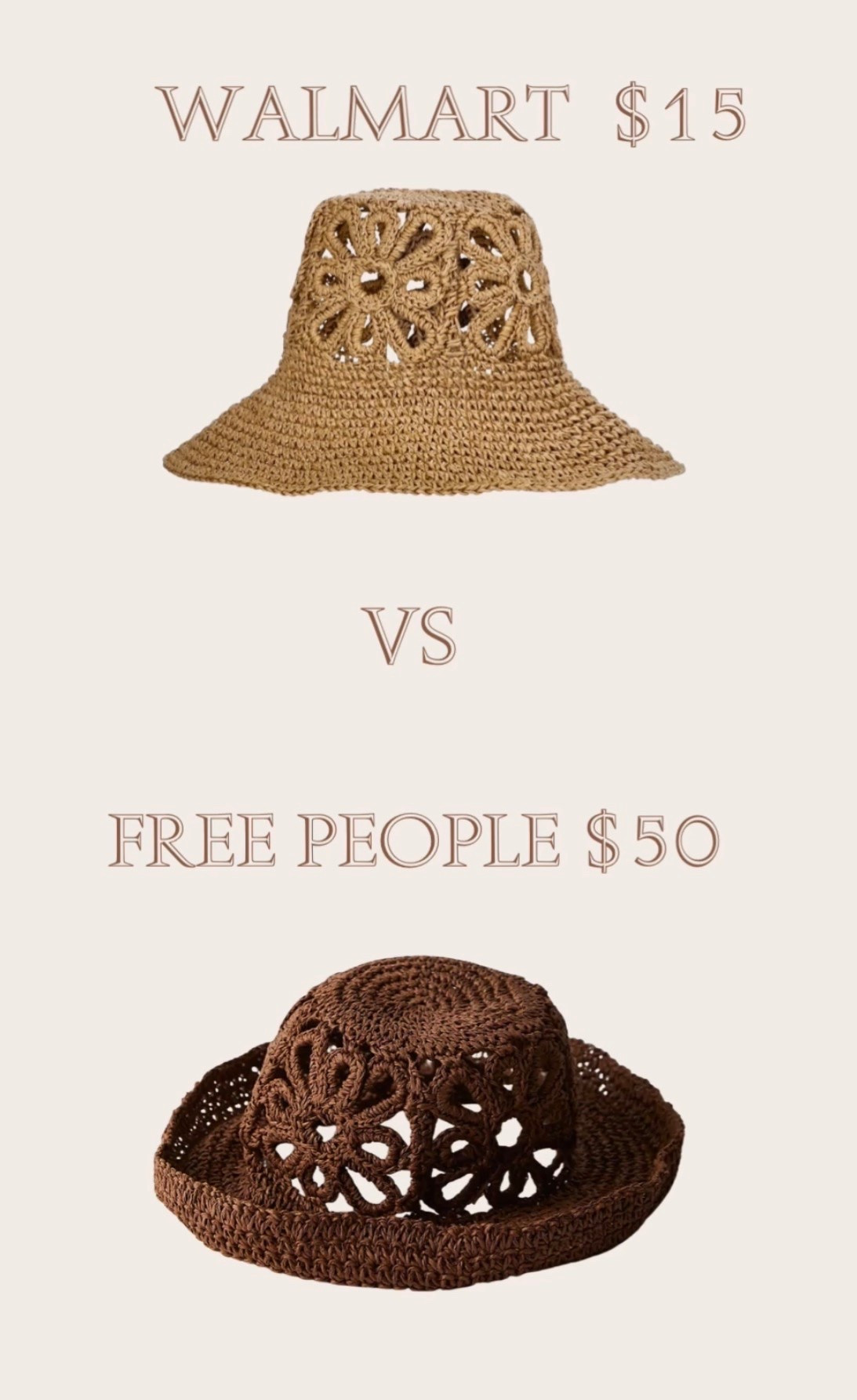 Women’s straw hat 
Cut out daisy straw hat Toddler
Walmart finds

#LTKSaleAlert