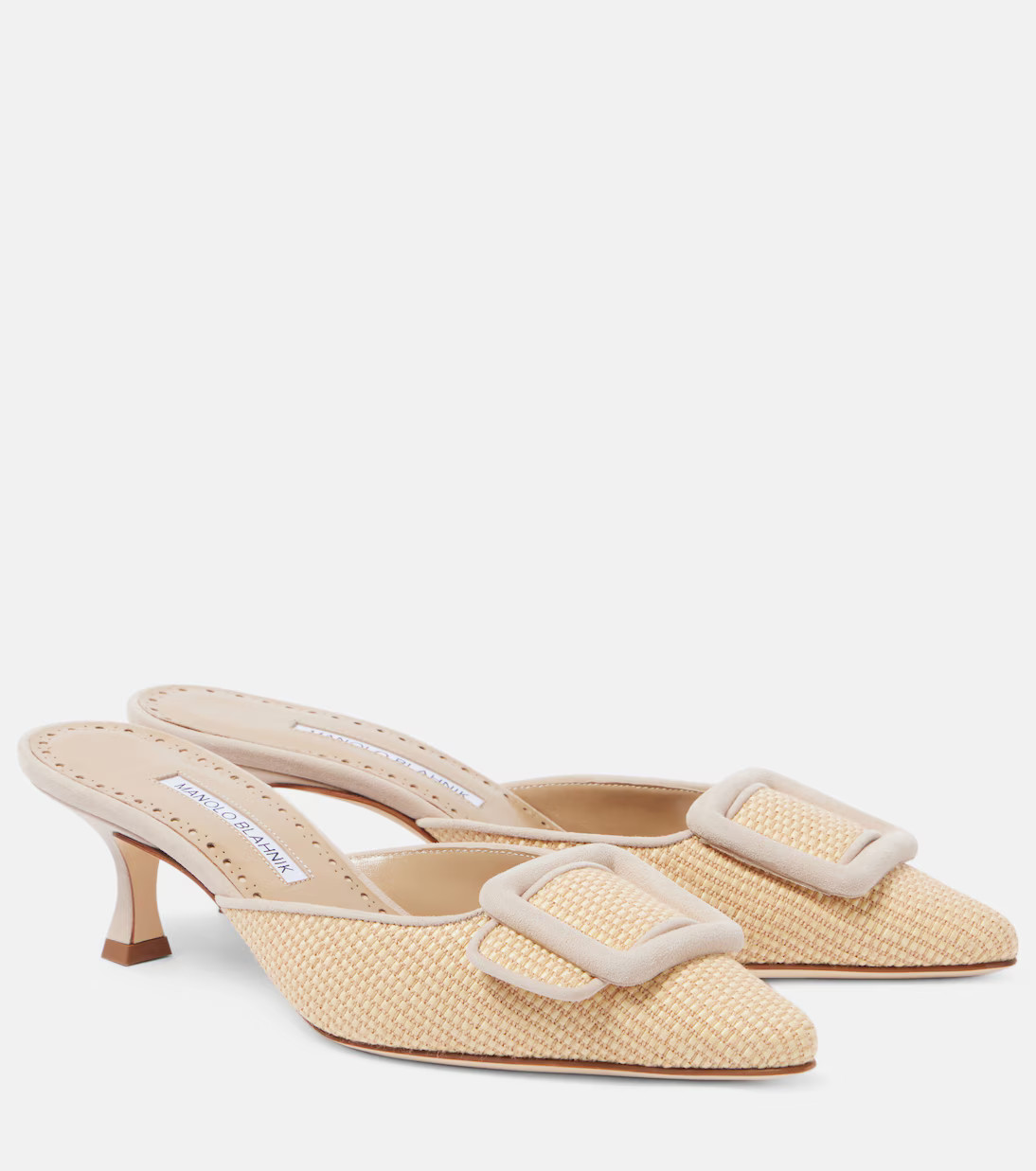 Maysale 50 raffia mules | Mytheresa (US/CA)